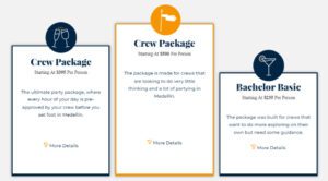 bachelor party packages